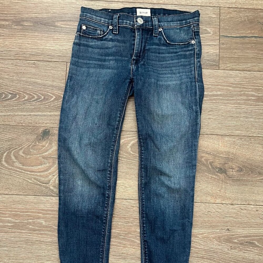 Hudson Jeans Krista Straight Medium Wash Crop Jeans Size 26